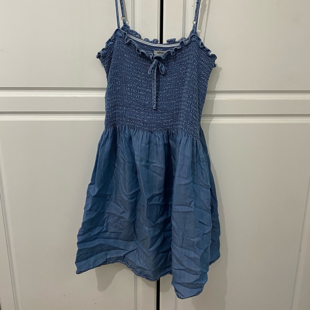 Mini dress with pockets